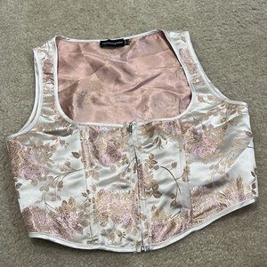 Pretty little thing corset top. NWOT, never worn.